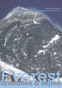 Forsiden til bogen om Everest ekspeditionen i 2000 - "Everest - drømmen og sejren"